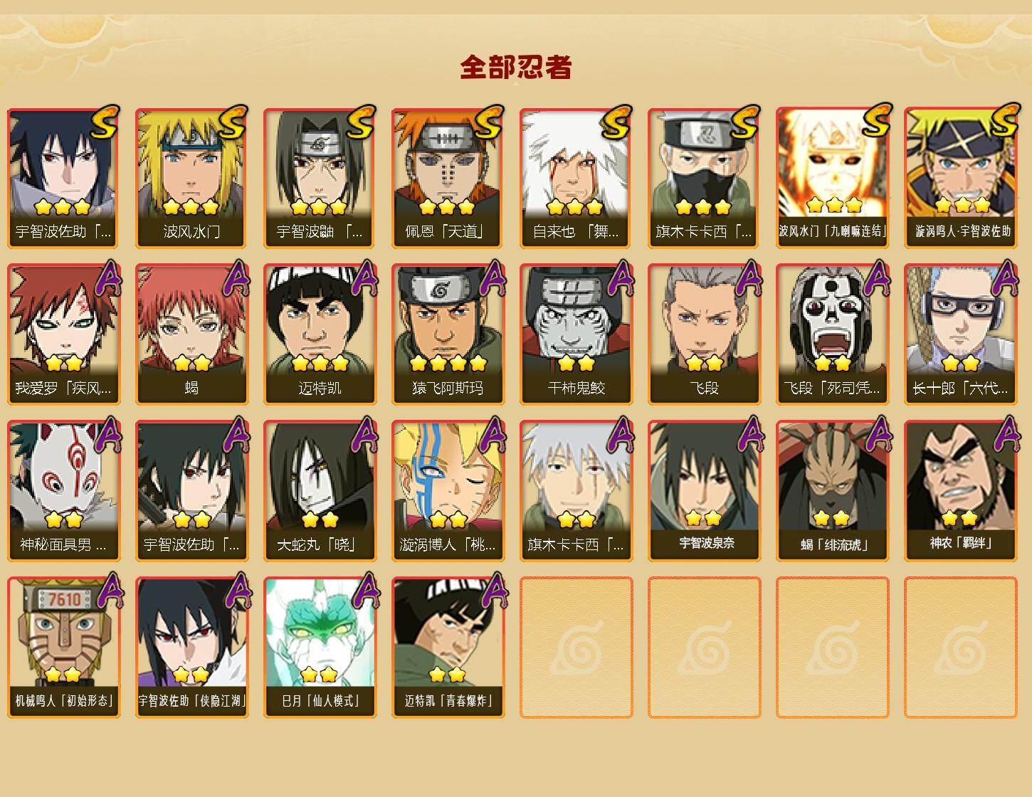 HYCMW421857火影忍者账号详情图2