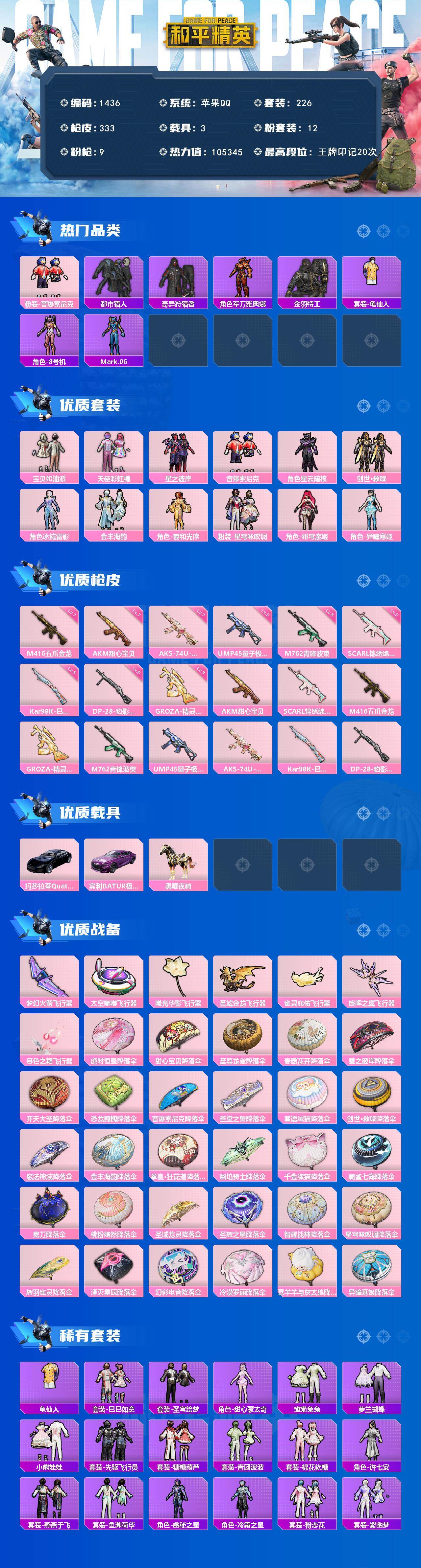 HPQM469246和平精英账号详情图3