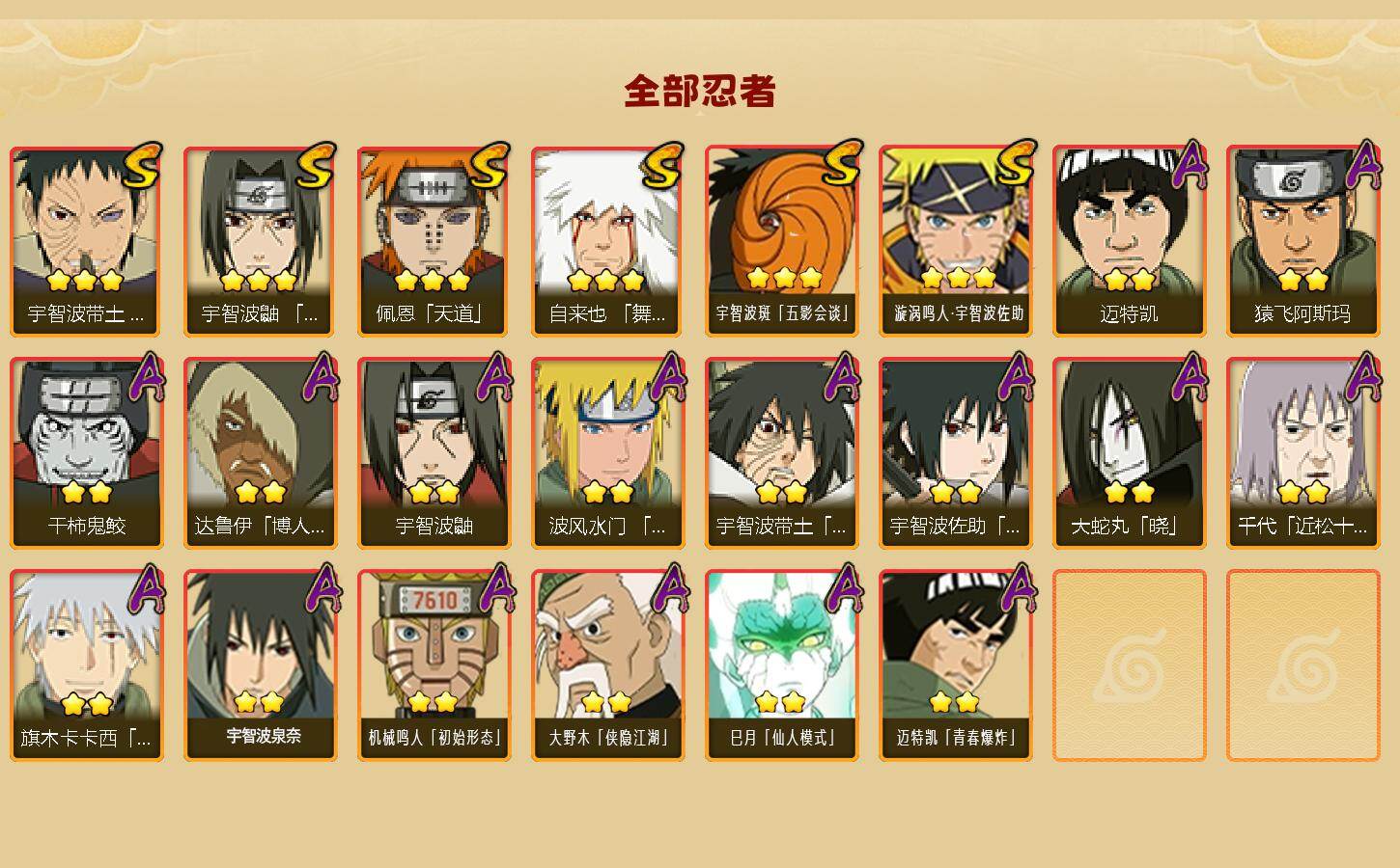 HYEY49198火影忍者账号详情图2