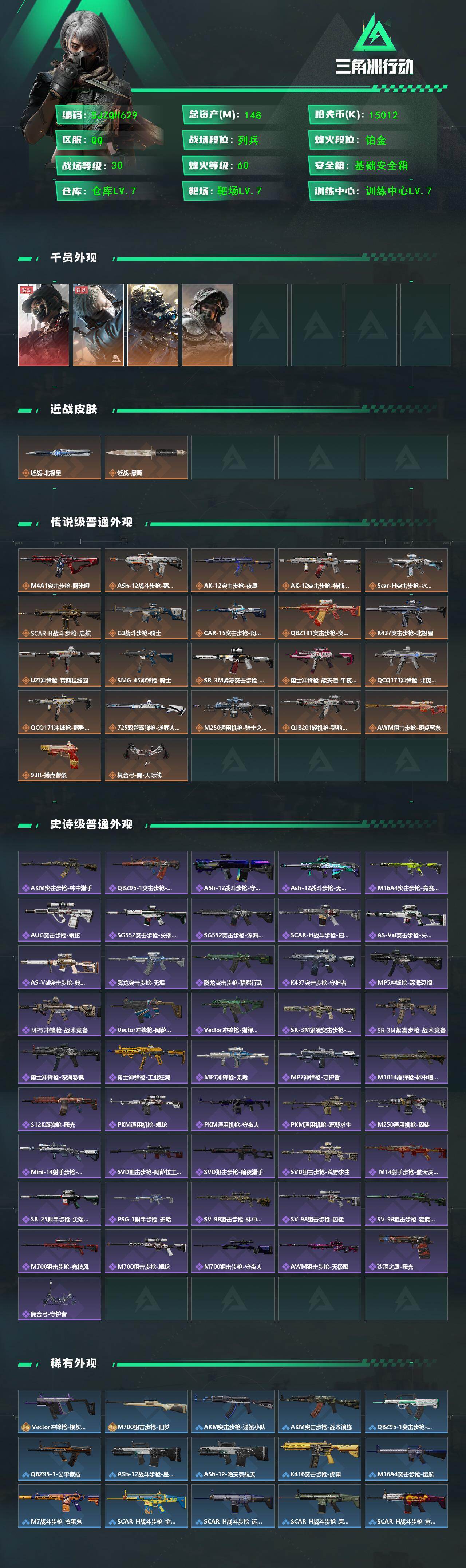 SJZEY435374三角洲行动账号详情图2