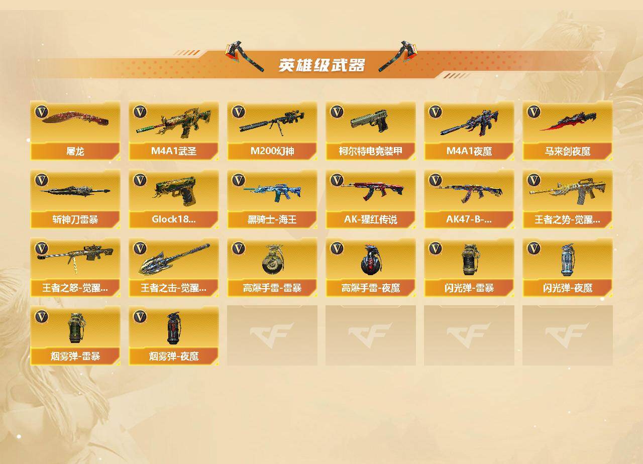 CFCMW434136穿越火线账号详情图3