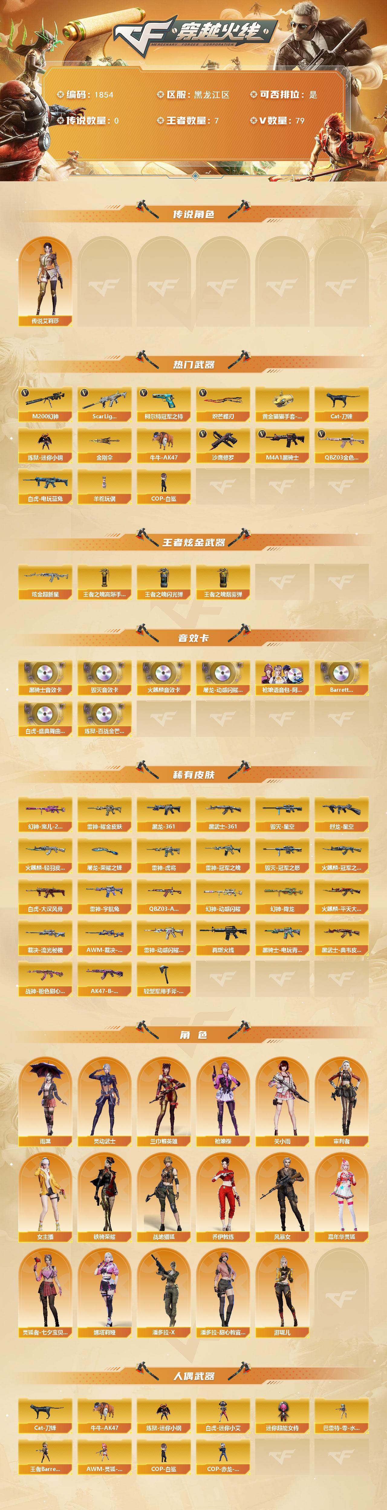 CFCMW434368穿越火线账号详情图2