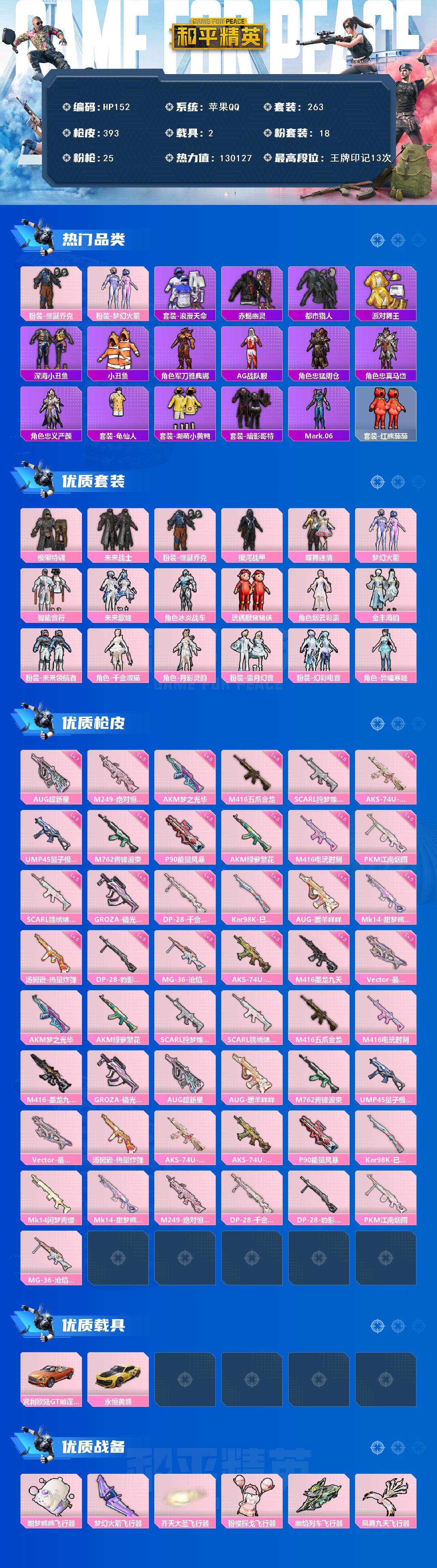 HPCMW469493和平精英账号详情图2