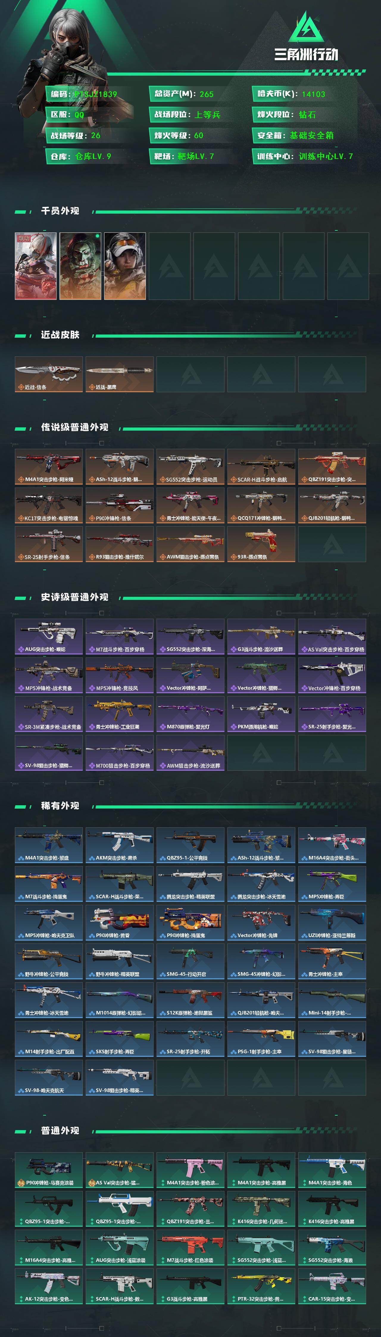 SJZCMW447267三角洲行动账号详情图3