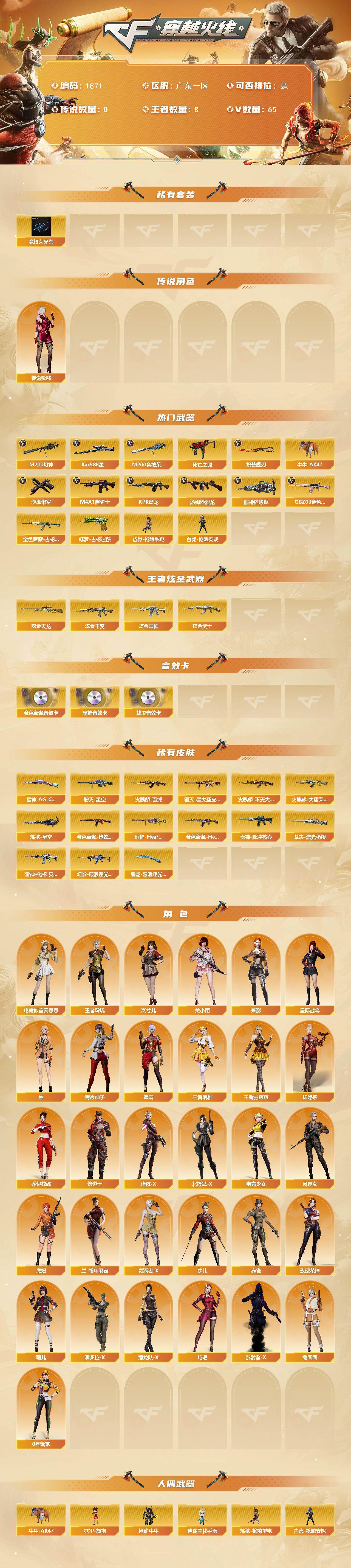 CFCMW435561穿越火线账号详情图2