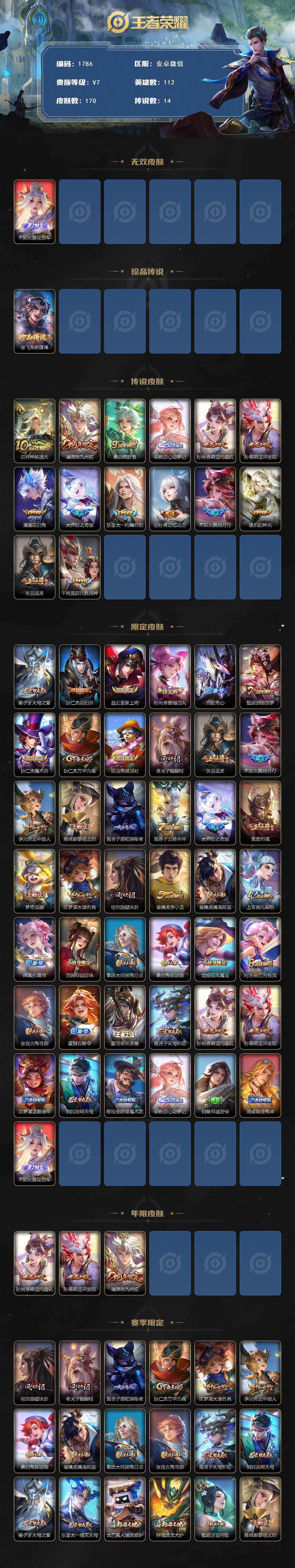 WZKG4136748王者荣耀账号详情图2