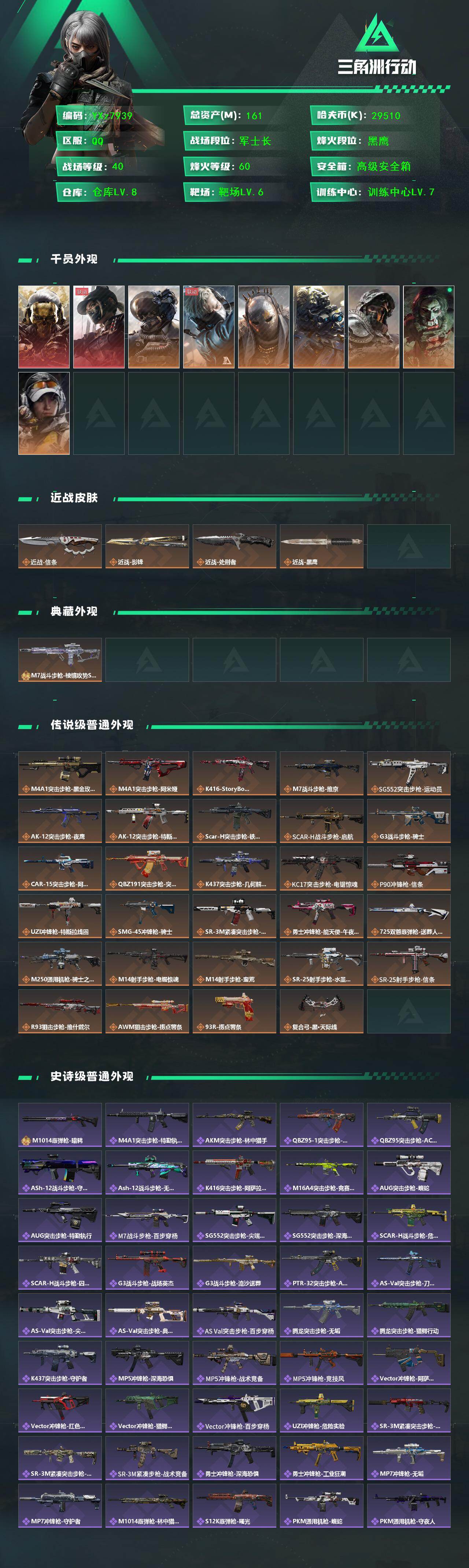 SJZCMW437399三角洲行动账号详情图2