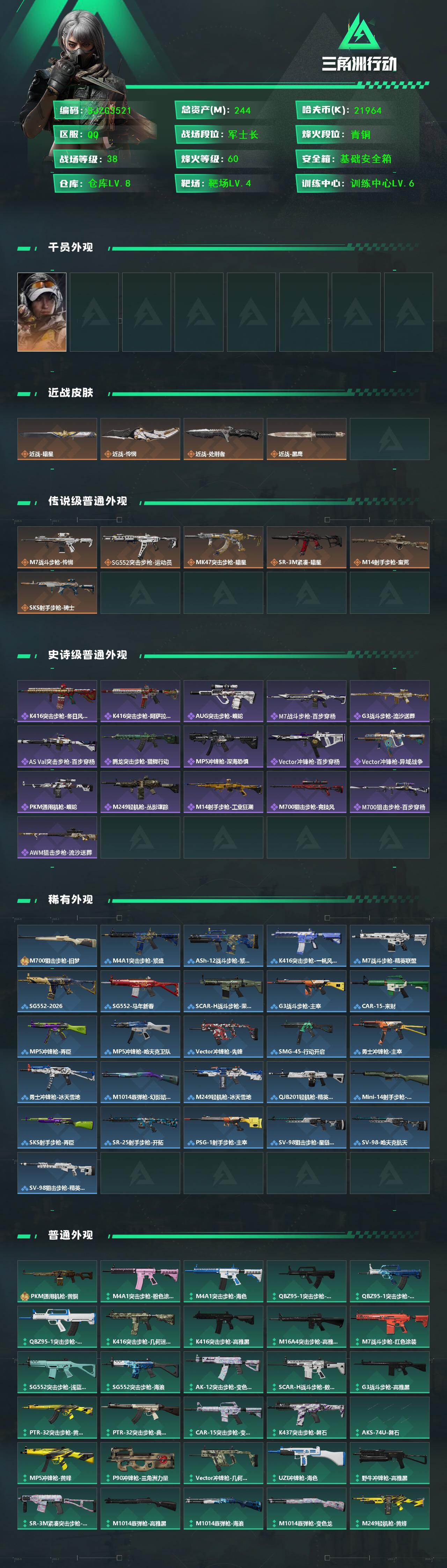 SJZEY436525三角洲行动账号详情图2