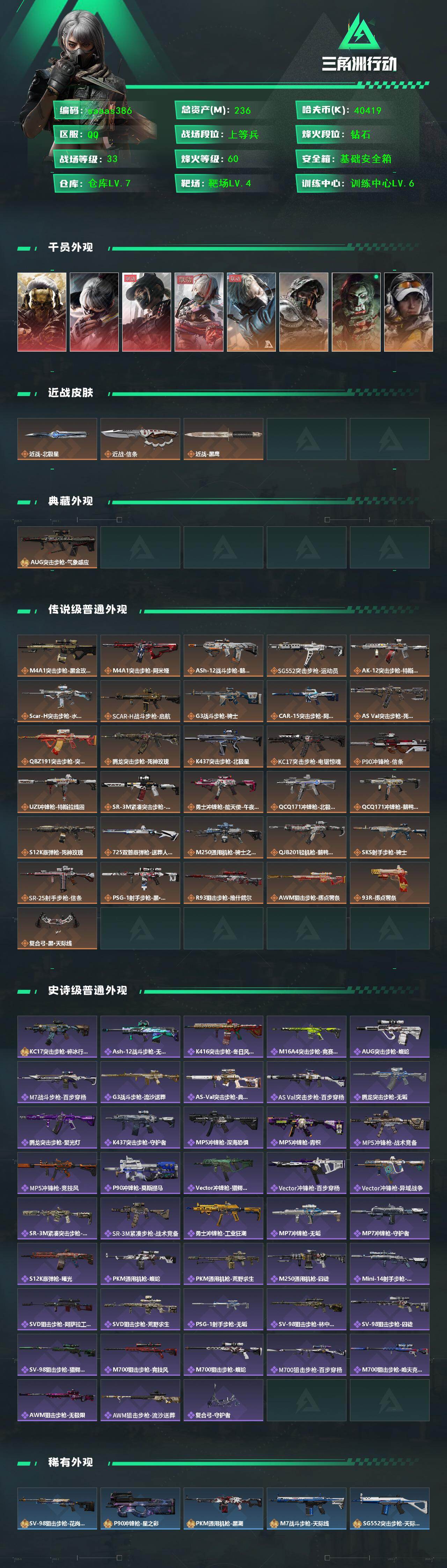 SJZQM436218三角洲行动账号详情图3