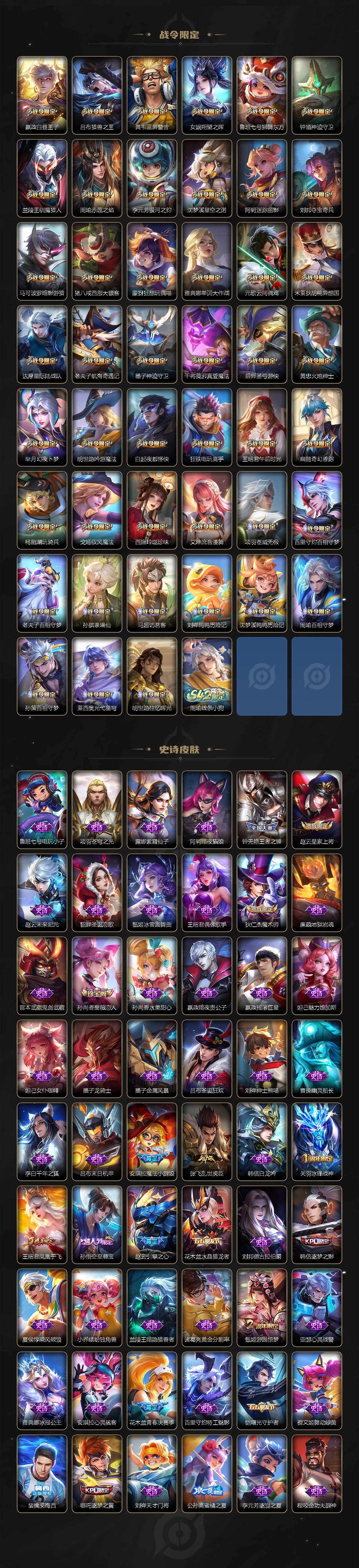 WZLX4130178王者荣耀账号详情图4