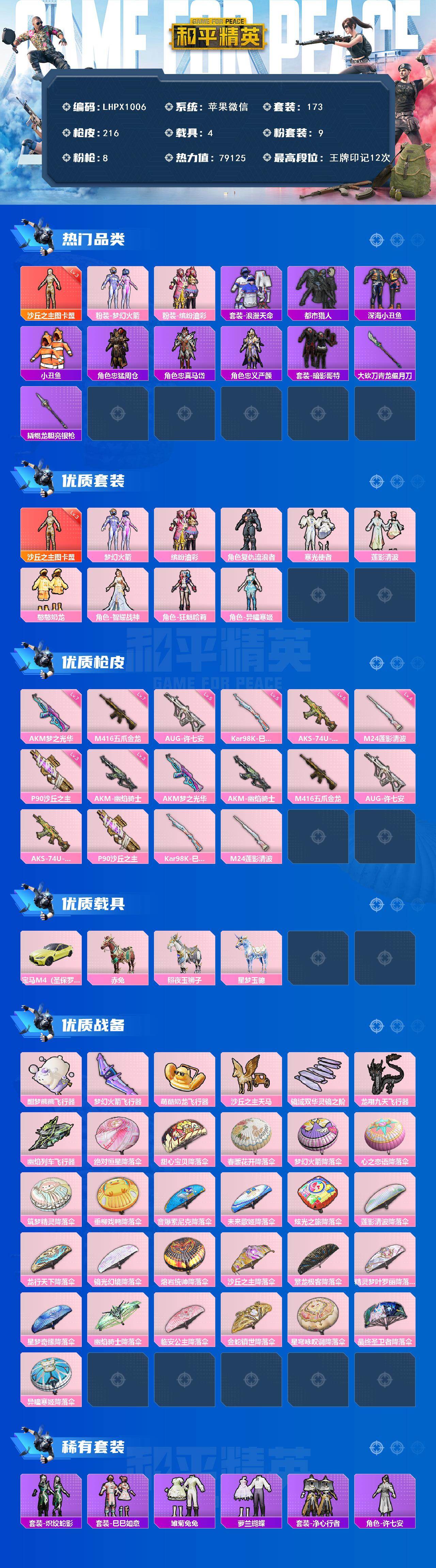 HPLX470147和平精英账号详情图2