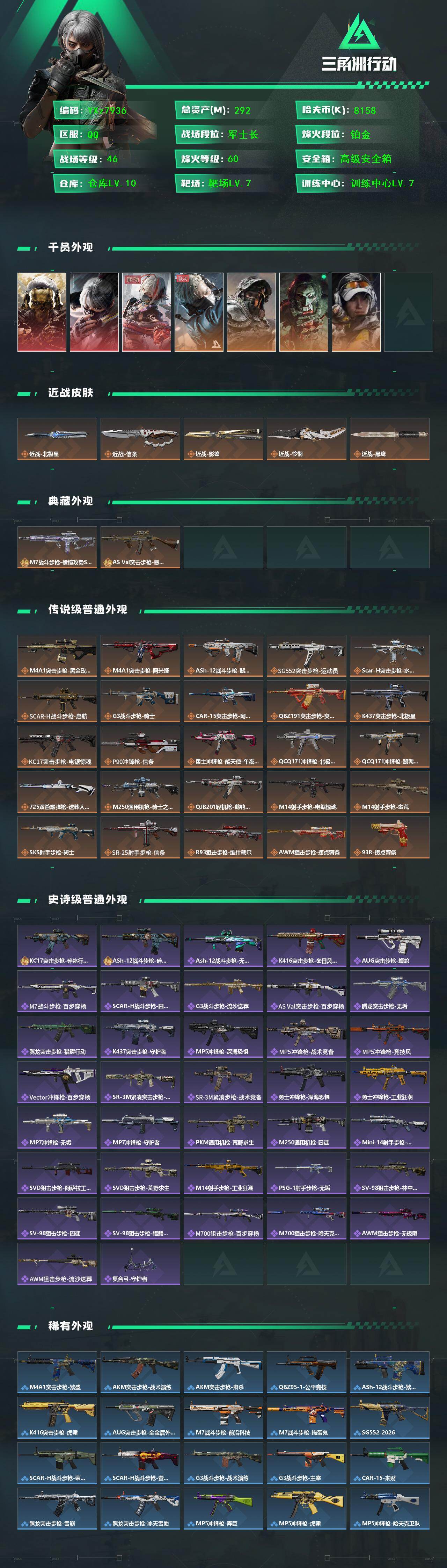 SJZCMW437375三角洲行动账号详情图2