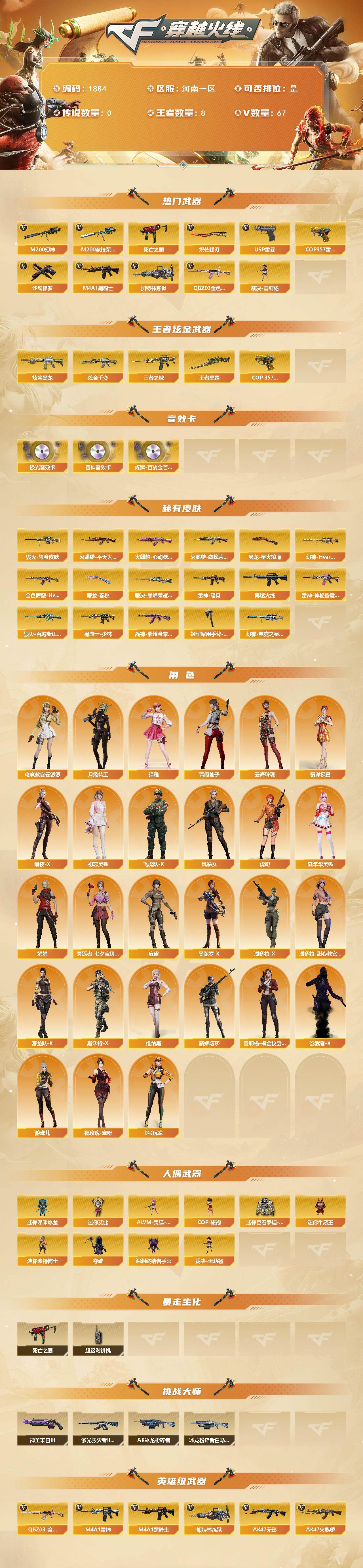 CFCMW435661穿越火线账号详情图2