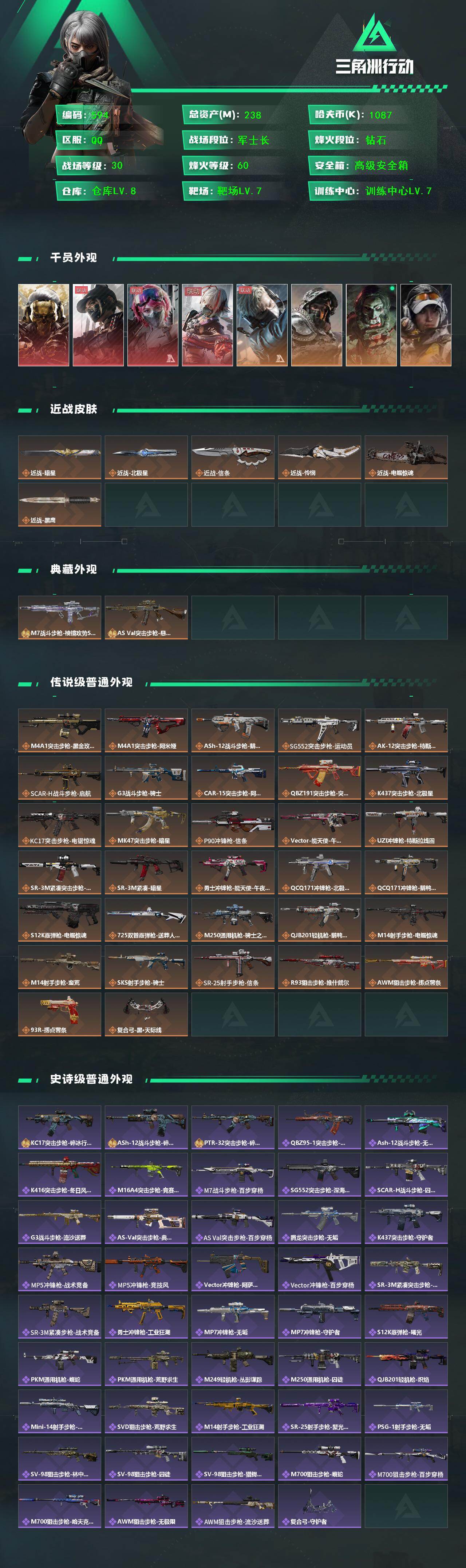 SJZCMW436965三角洲行动账号详情图2