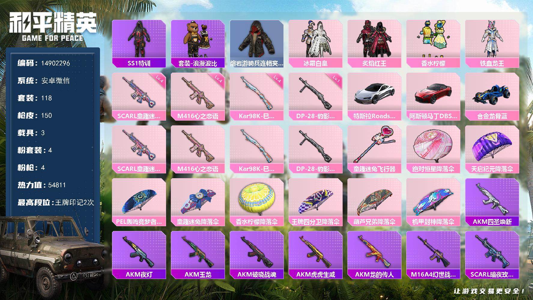 HPDN469895和平精英账号详情图19