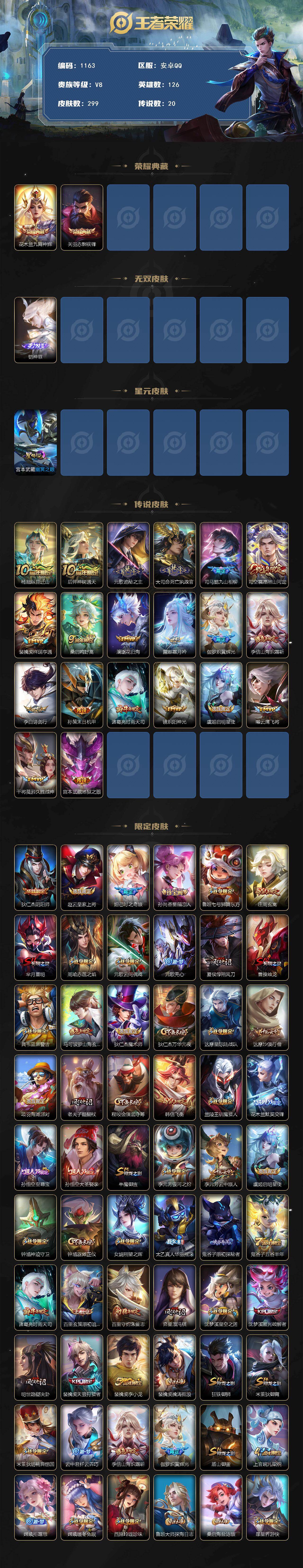 WZCMW4131928王者荣耀账号详情图2