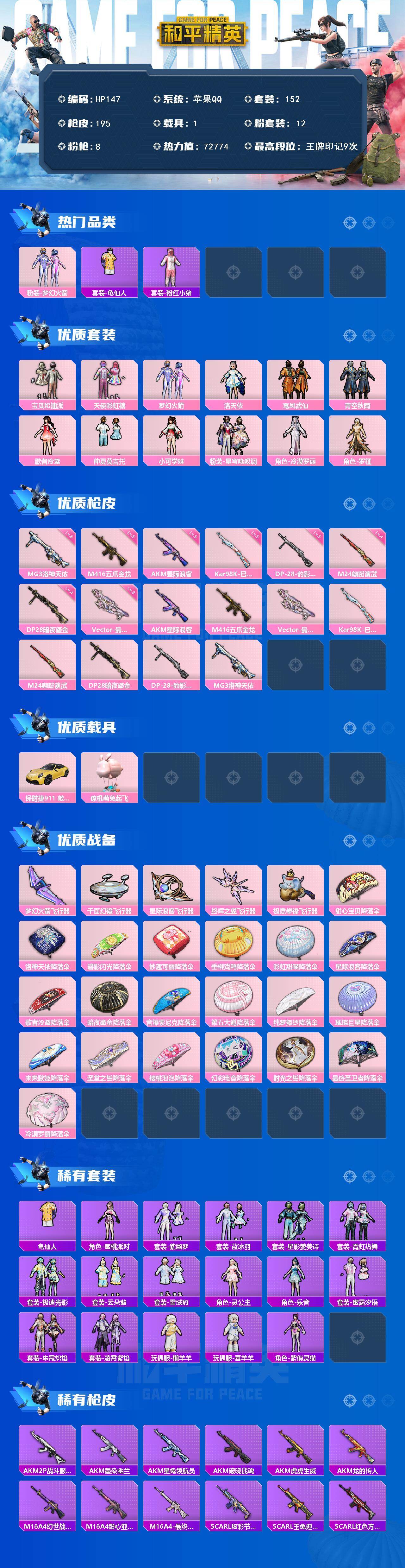 HPLX470321和平精英账号详情图2