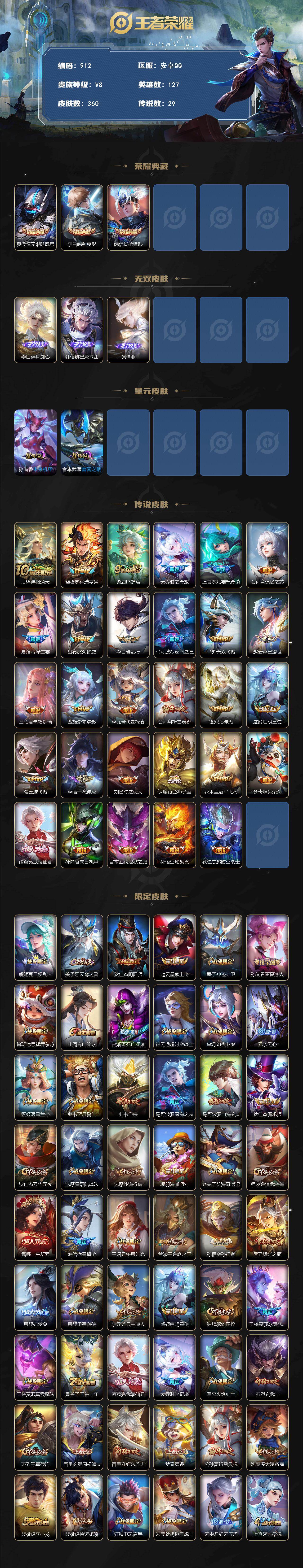 WZLFY4130792王者荣耀账号详情图2