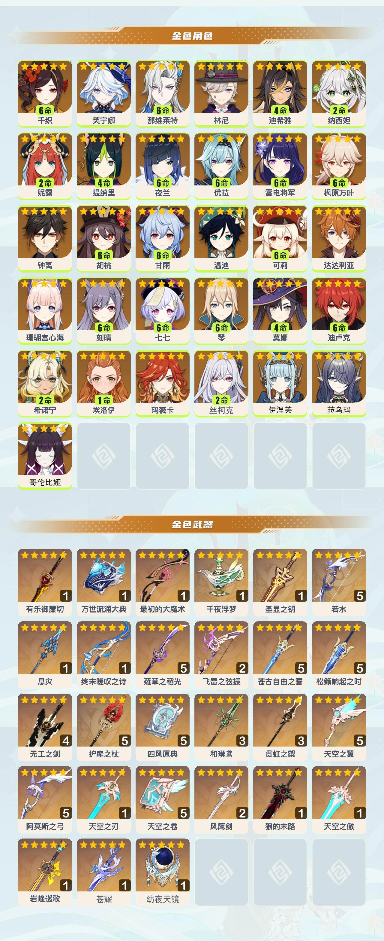 YSEY41653原神账号详情图3