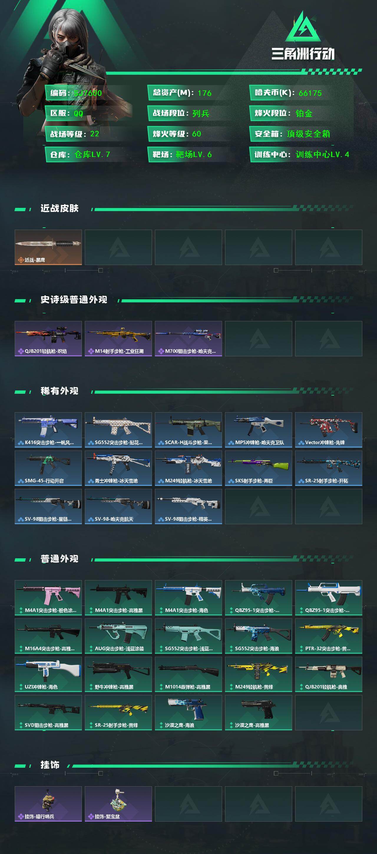 SJZQM437433三角洲行动账号详情图4