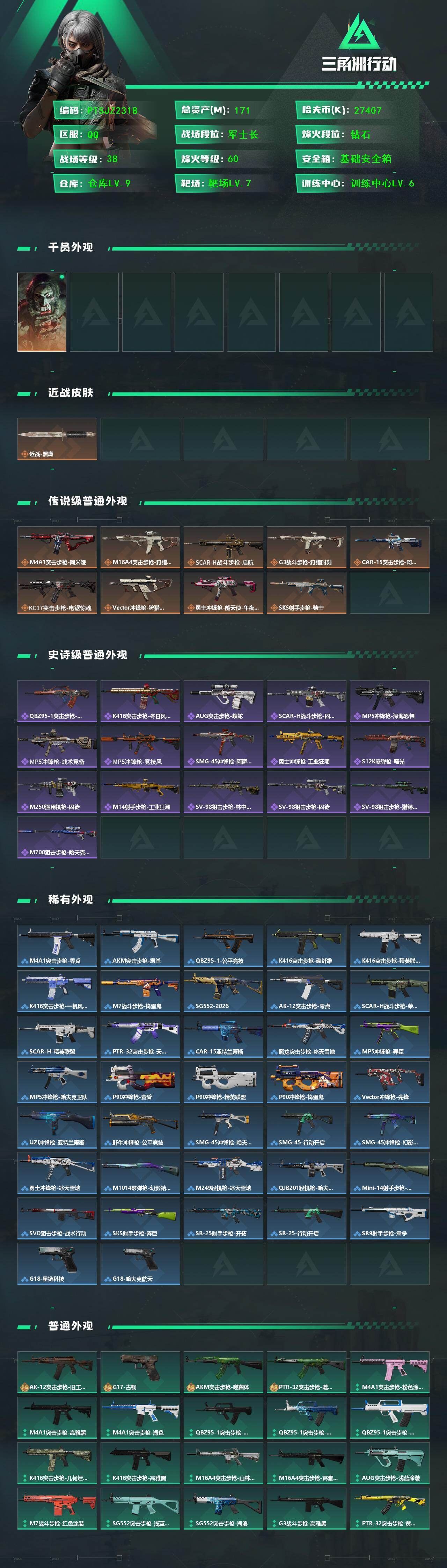 SJZCMW437954三角洲行动账号详情图2