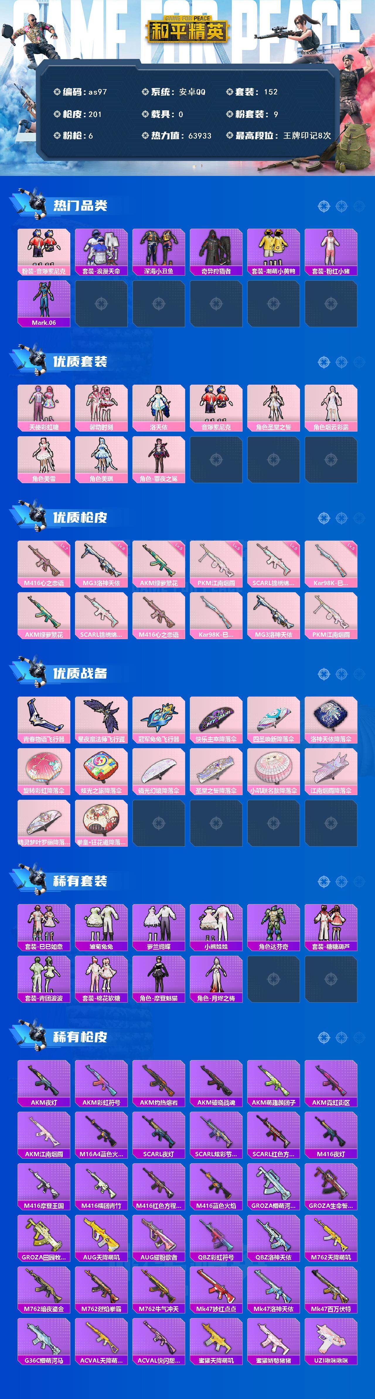 HPLX470129和平精英账号详情图2