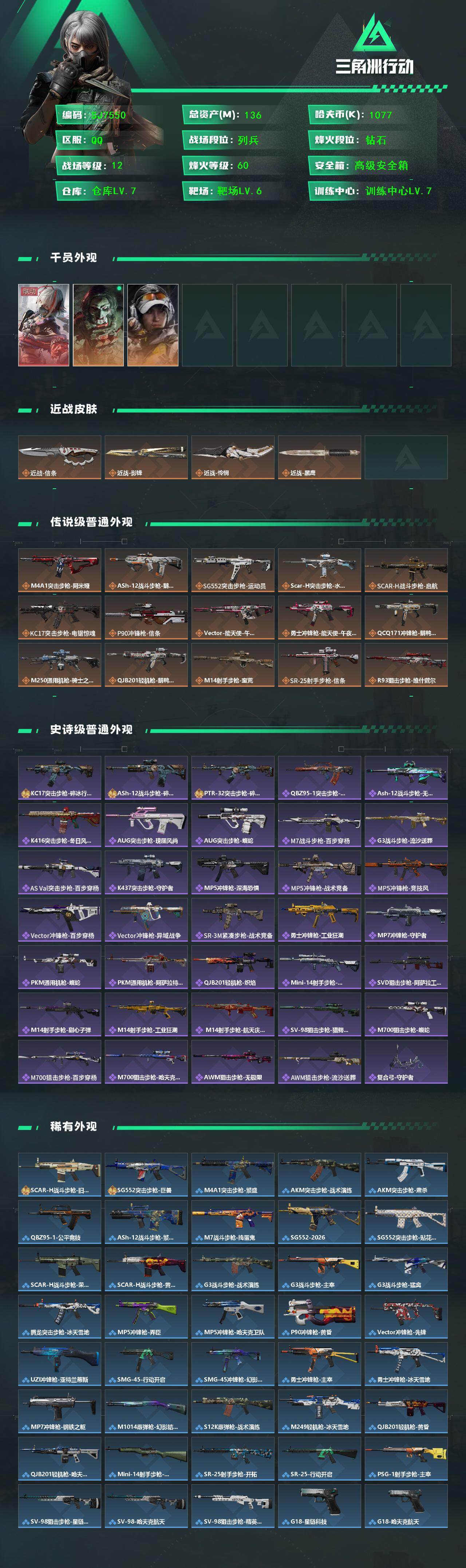 SJZQM436818三角洲行动账号详情图3