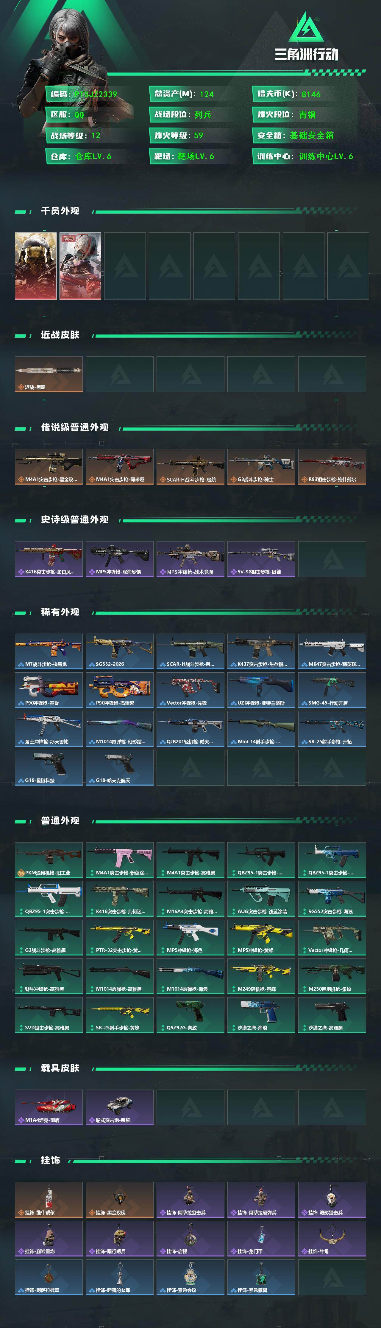 SJZQM437652三角洲行动账号详情图3