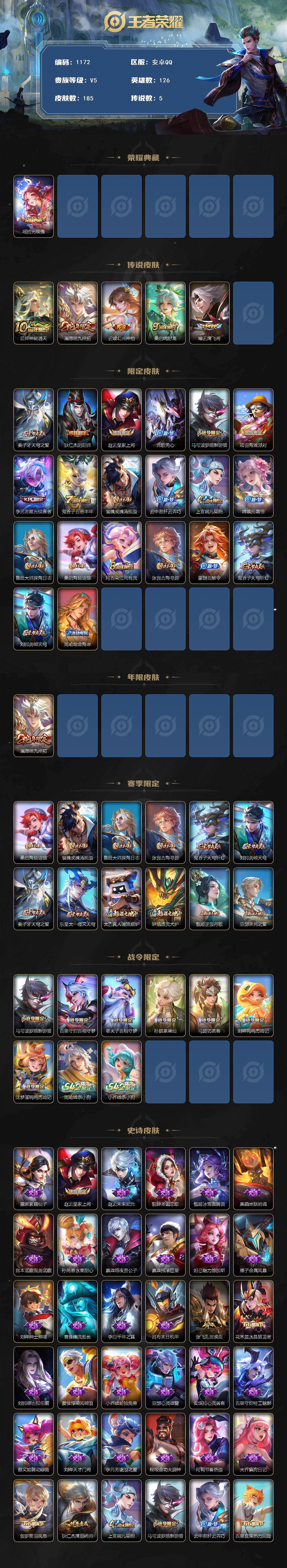 WZCMW4137272王者荣耀账号详情图2