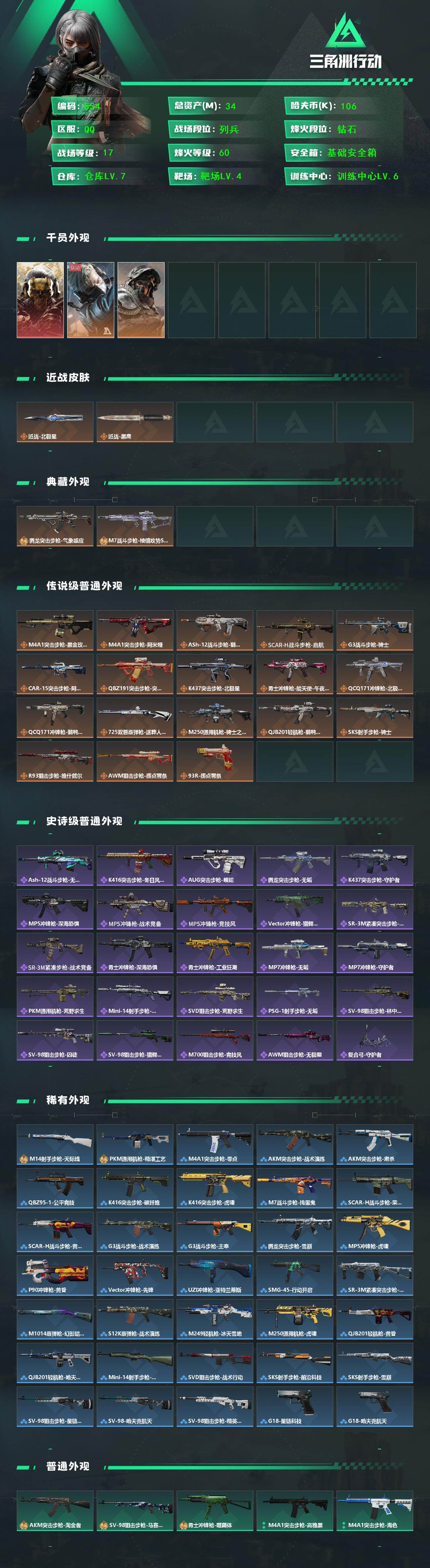 SJZCMW432160三角洲行动账号详情图2