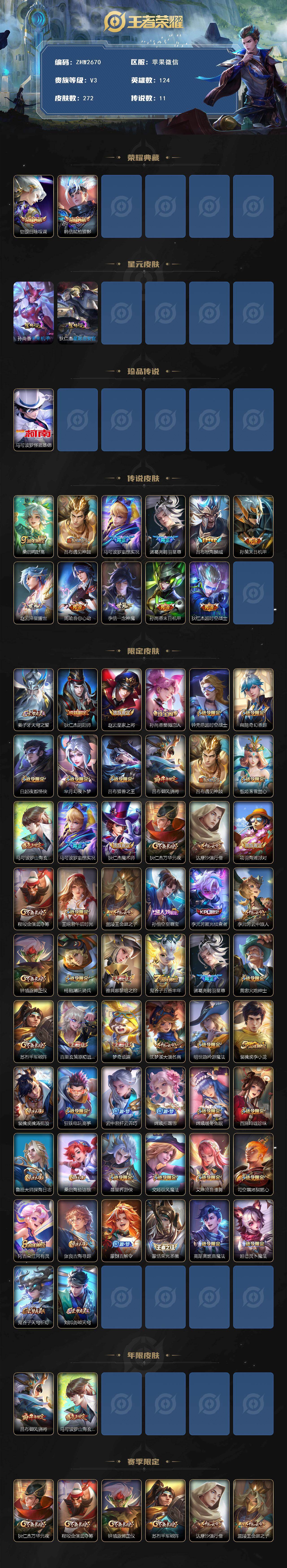 WZCMW4137554王者荣耀账号详情图2