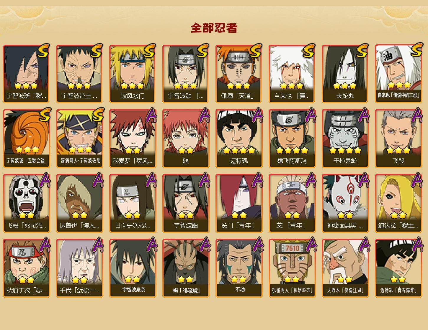 HYEY49974火影忍者账号详情图2