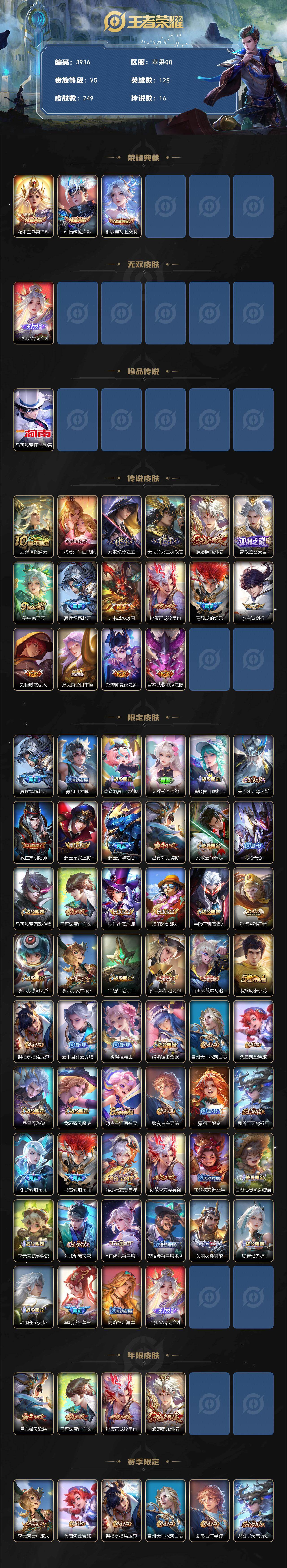 WZCMW4139507王者荣耀账号详情图2