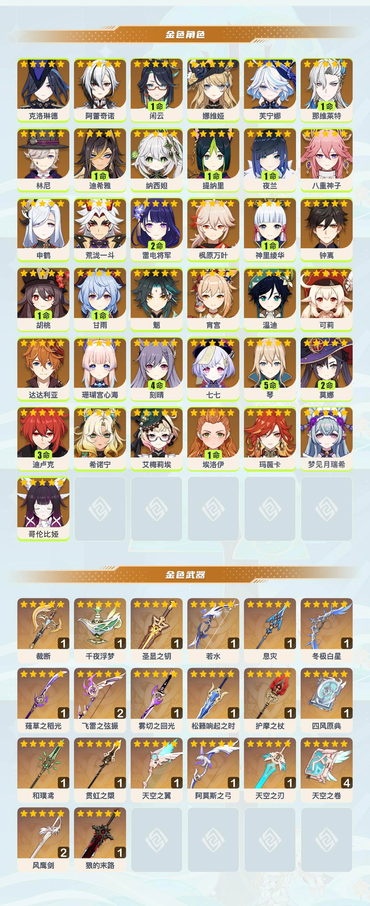 YSEY41695原神账号详情图3