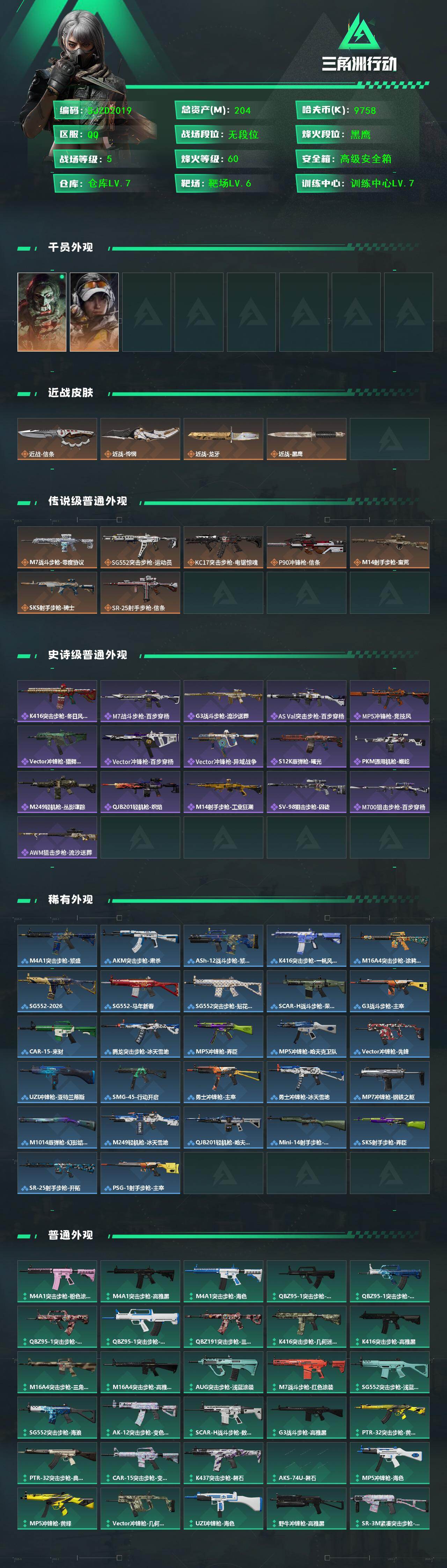 SJZEY438751三角洲行动账号详情图2