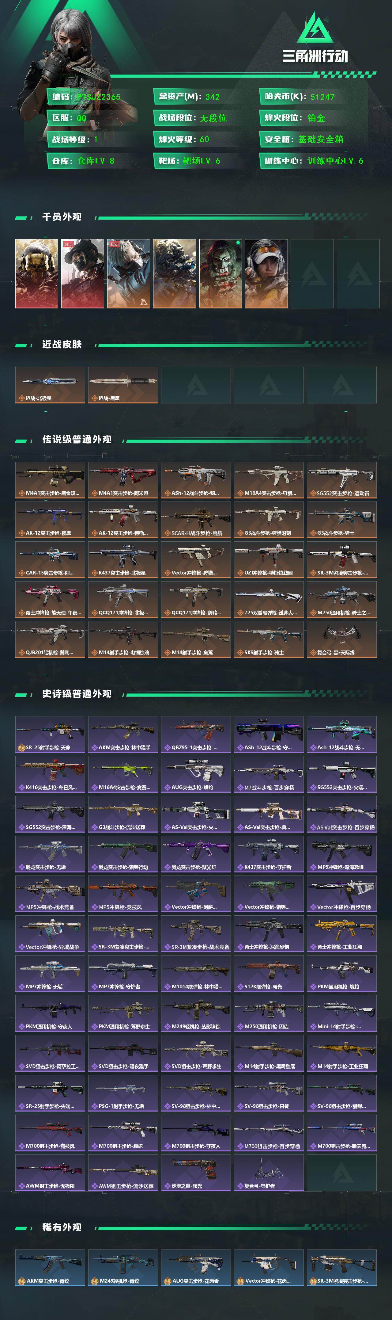 SJZQM438739三角洲行动账号详情图3