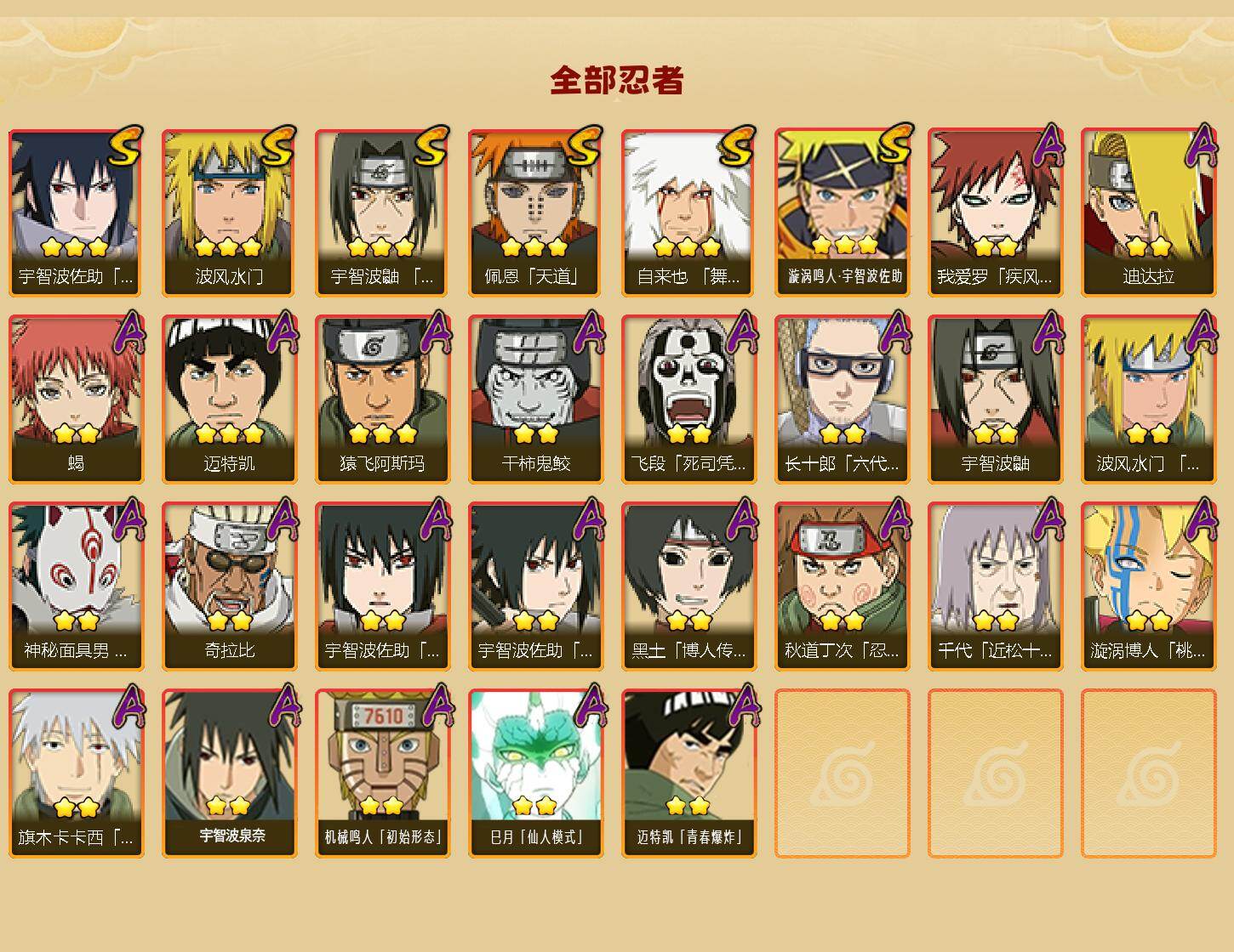 HYEY410065火影忍者账号详情图2