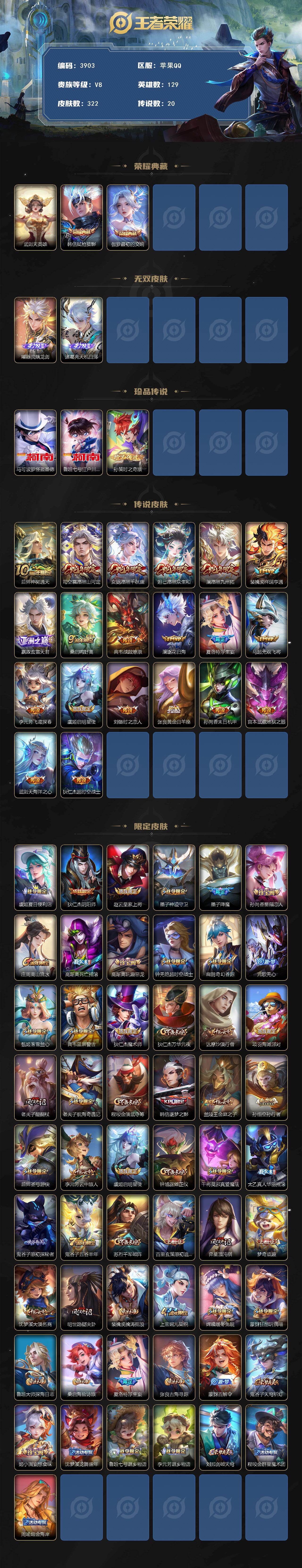 WZCMW4138655王者荣耀账号详情图2