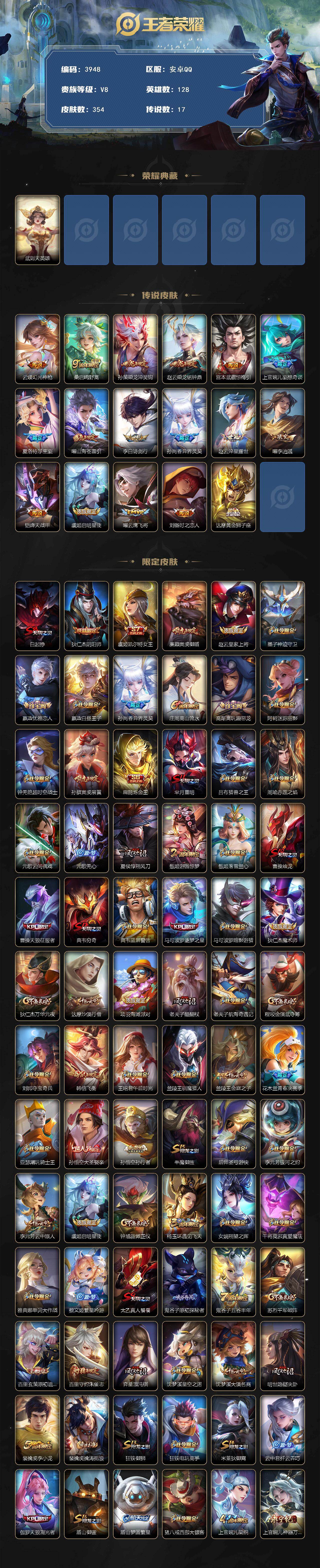 WZCMW4138680王者荣耀账号详情图2