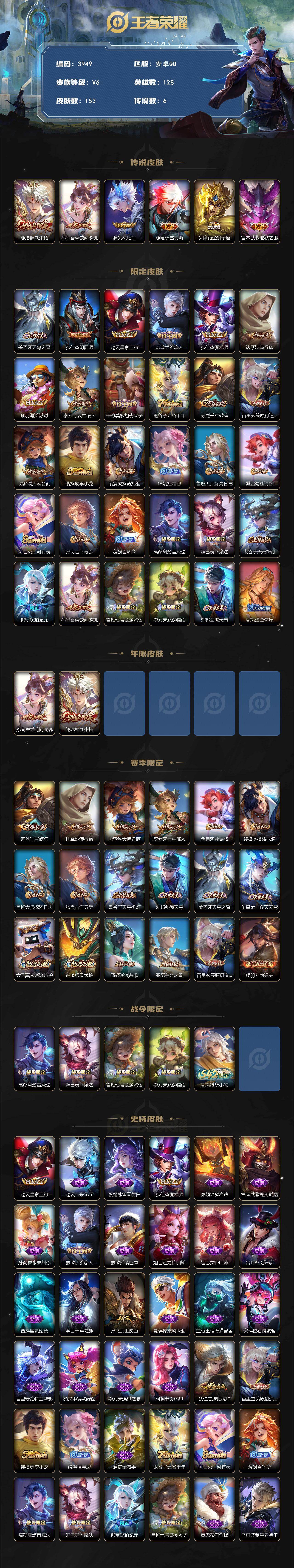 WZCMW4138682王者荣耀账号详情图2