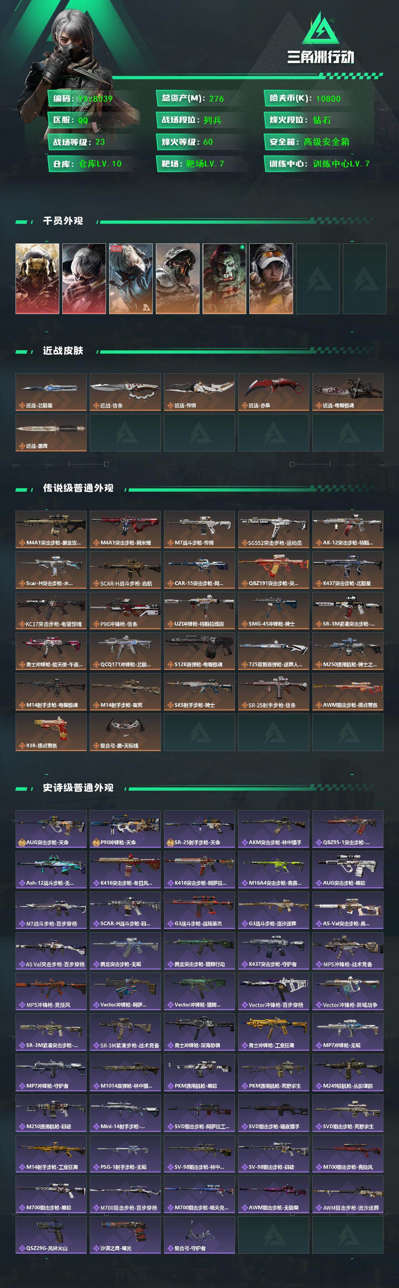 SJZCMW439242三角洲行动账号详情图2