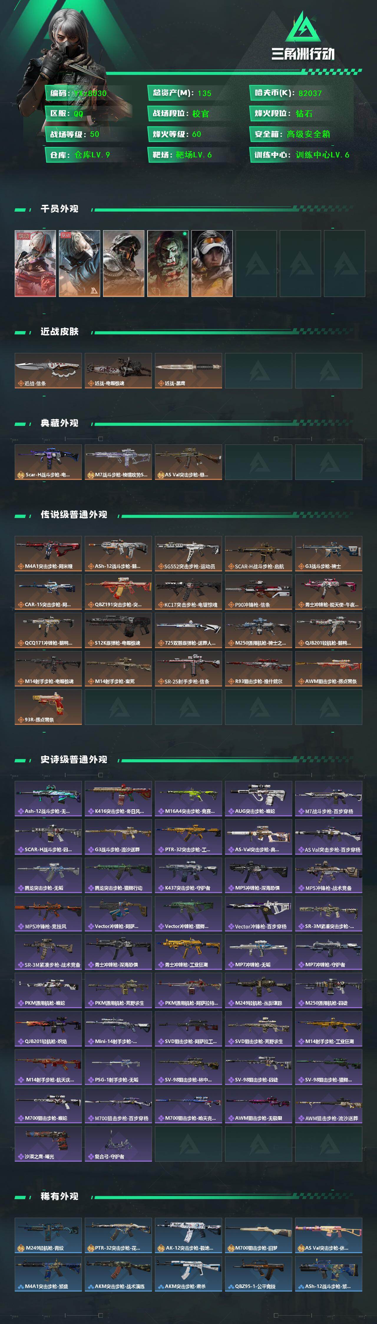 SJZCMW441558三角洲行动账号详情图2