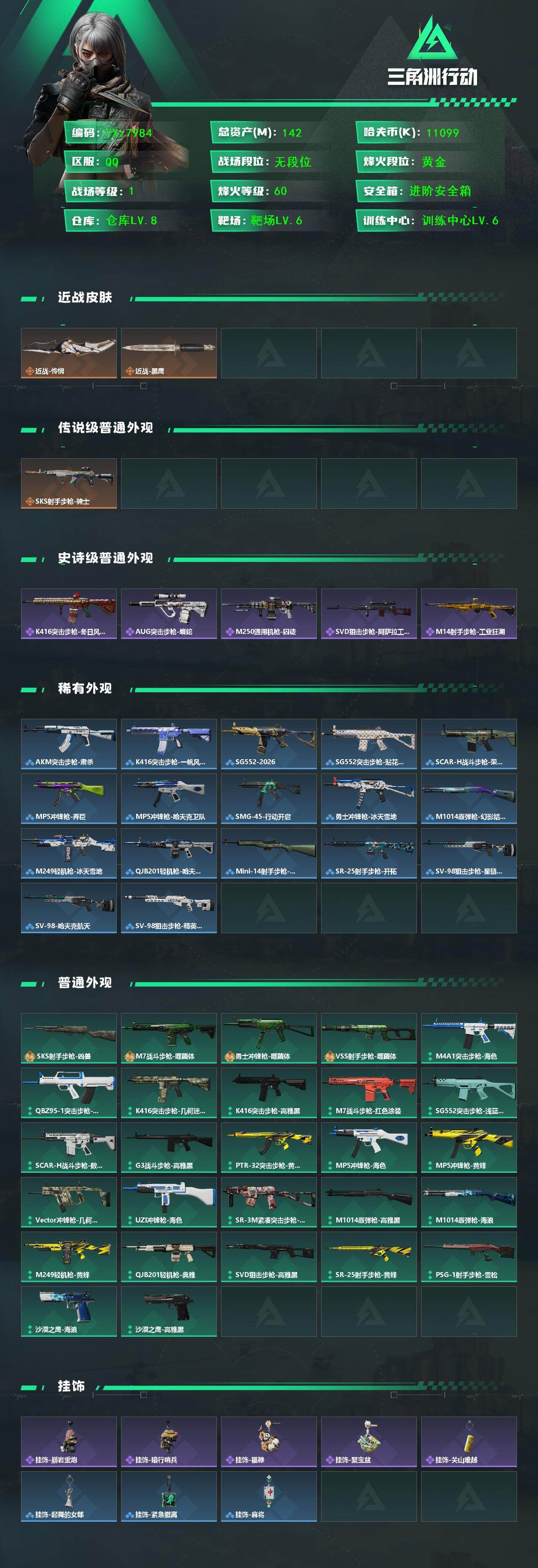 SJZCMW440377三角洲行动账号详情图2