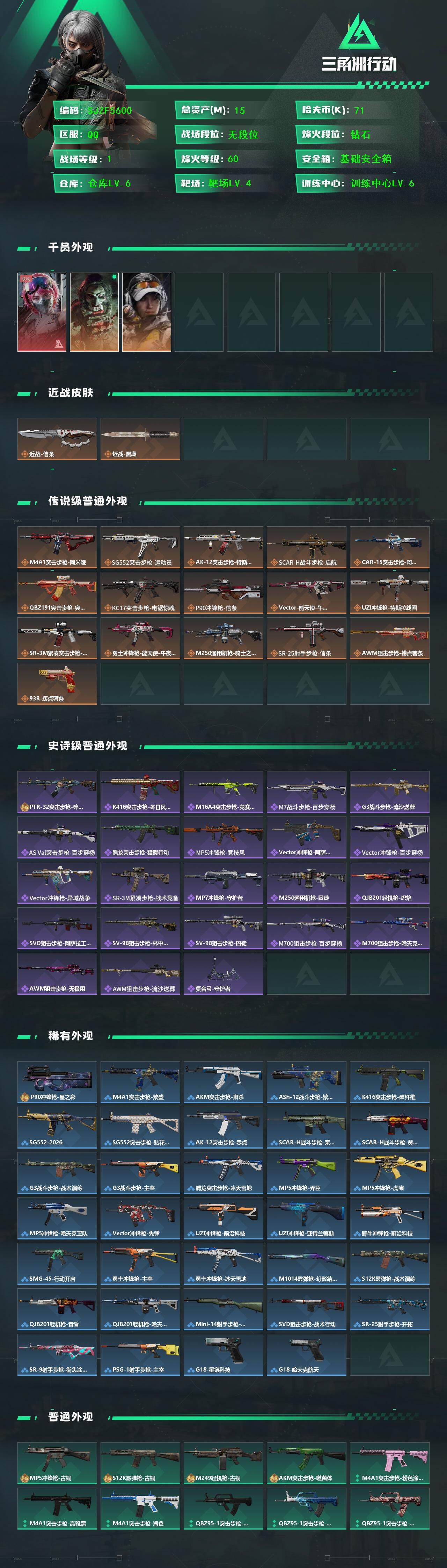 SJZEY439042三角洲行动账号详情图2