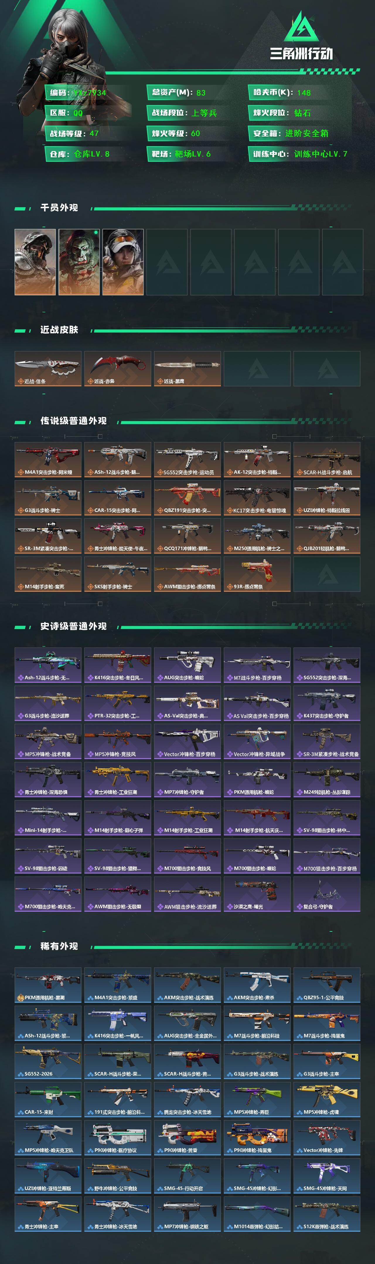 SJZCMW440428三角洲行动账号详情图2