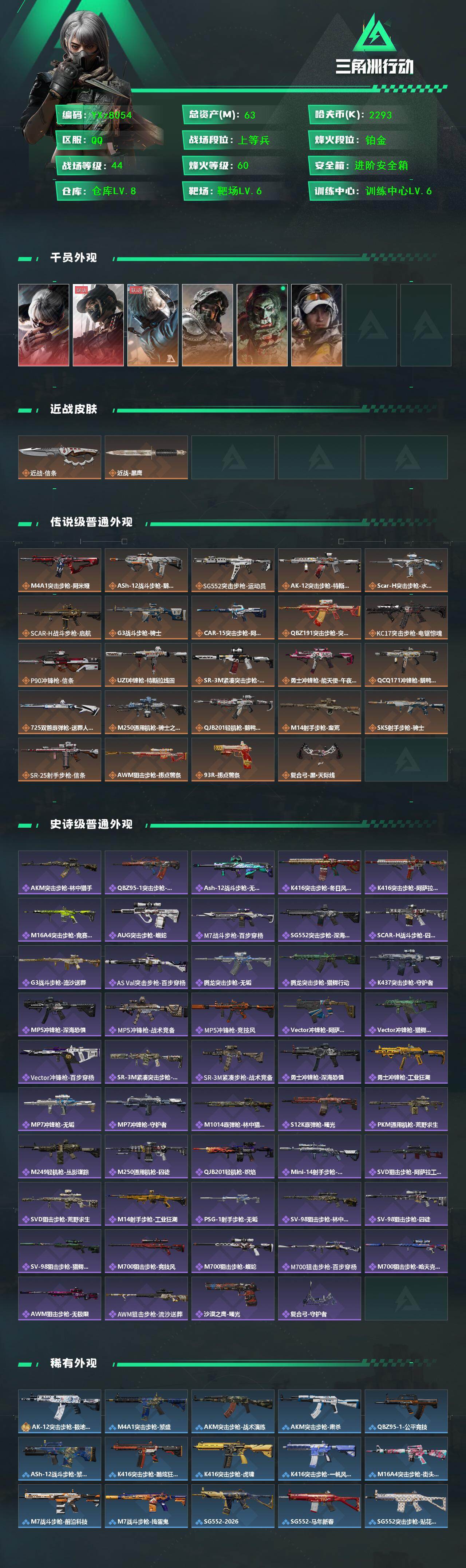 SJZCMW442419三角洲行动账号详情图2