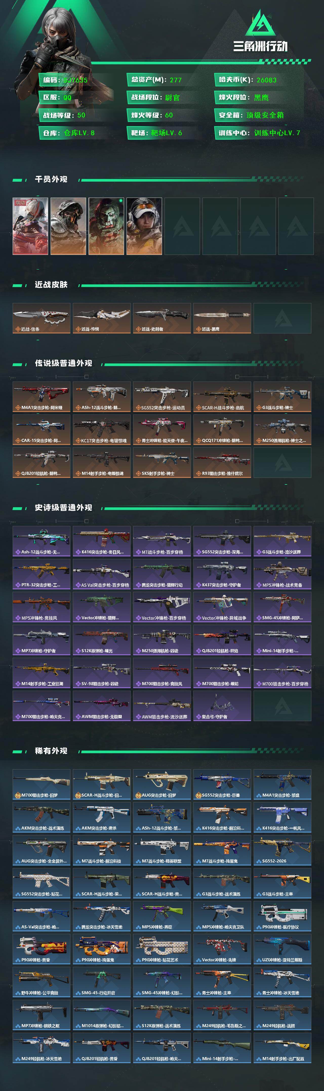 SJZEY439091三角洲行动账号详情图2