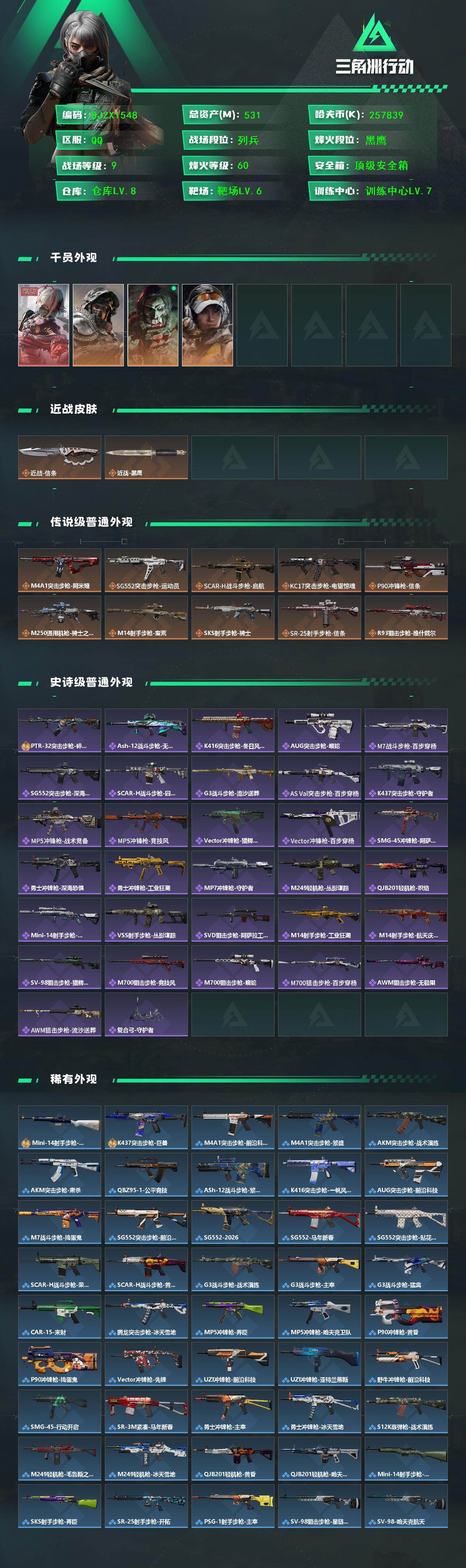 SJZEY442353三角洲行动账号详情图2