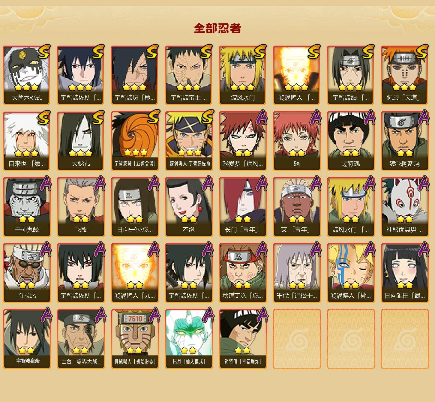 HYLFY410328火影忍者账号详情图2