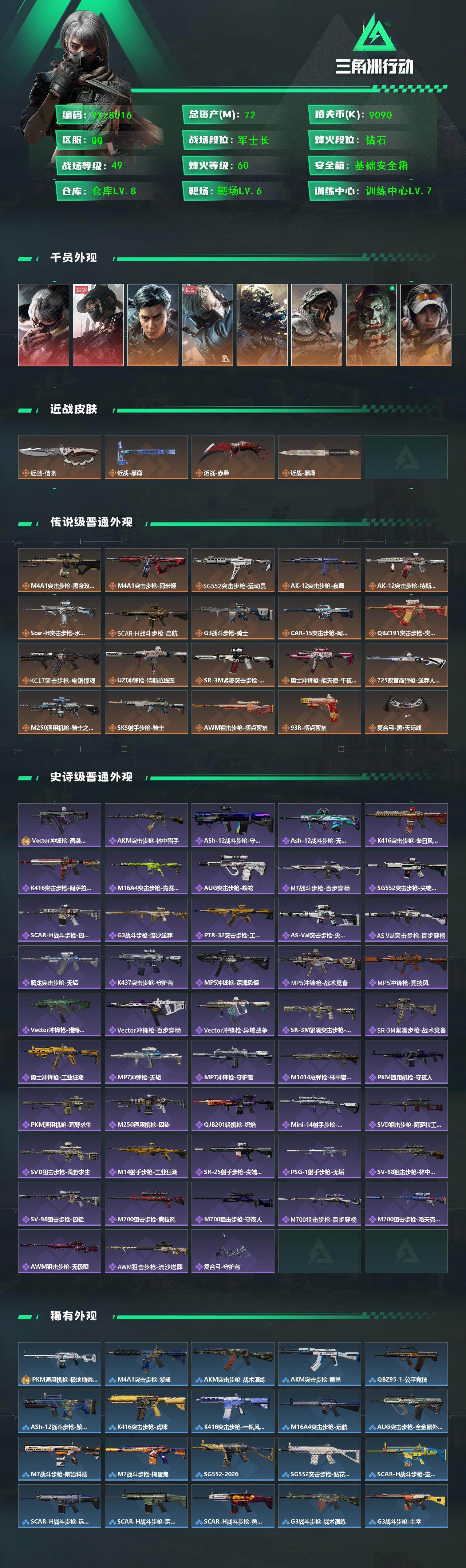 SJZCMW440215三角洲行动账号详情图2